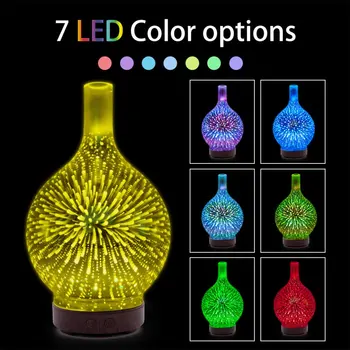 3D Glass Colorful Vase Humidifier Home Mini Aromatherapy Machine Night Light Humidifier Mute Multicolor
3D Glass Colorful Vase Humidifier Home Mini Aromatherapy Machine Night Light Humidifier Mute Multicolor