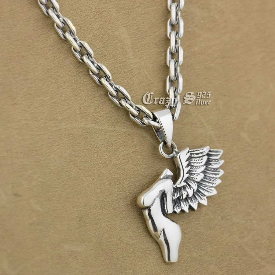 Naked Wing Angel Fashion 925 Sterling Silver Pendant 9S116 925 Sterling Silver Necklace 26 inches
Naked Wing Angel Fashion 925 Sterling Silver Pendant 9S116 925 Sterling Silver Necklace 26 inches
