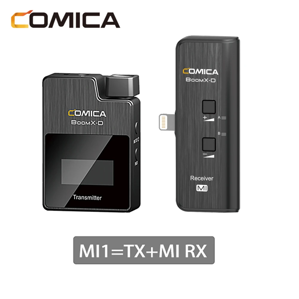 COMICA BoomX D MI1 2 4G цифровой беспроводной микрофон для приемника передатчика с