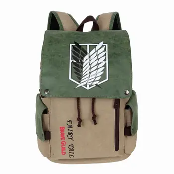 Anime Attack on Titan Cartoon Backpack Student School Bag Teenager Book Bag Men Travel Laptop Mochila
Anime Attack on Titan Cartoon Backpack Student School Bag Teenager Book Bag Men Travel Laptop Mochila