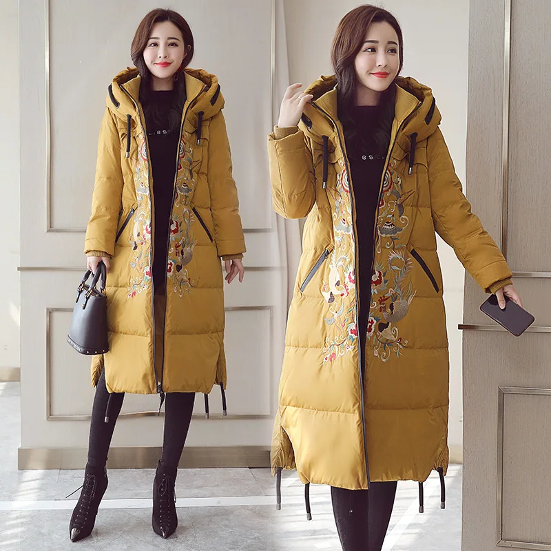 National Wind Retro Embroidered Cotton-padded Clothes Cotton Coat Casual Fashion Hooded 2018 Winter New Style Thick down Cotton
National Wind Retro Embroidered Cotton-padded Clothes Cotton Coat Casual Fashion Hooded 2018 Winter New Style Thick down Cotton