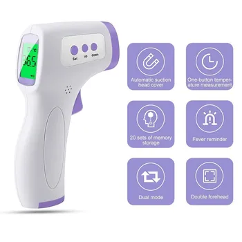 2020 New Handheld LCD Digital Non-contact IR Infrared Thermometer Forehead Body Temperature Measuring LCD Display With Backlight
2020 New Handheld LCD Digital Non-contact IR Infrared Thermometer Forehead Body Temperature Measuring LCD Display With Backlight