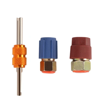 A/C Fitting Port Adapter Retrofit R12 To Accept R134A 7/16 Inch Low 3/8 Inch High Convension Valve Ma1279
A/C Fitting Port Adapter Retrofit R12 To Accept R134A 7/16 Inch Low 3/8 Inch High Convension Valve Ma1279