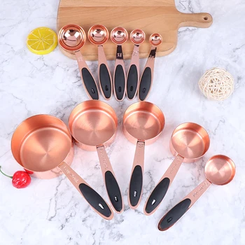 5pcs Measuring Cup/spoon Stainless Steel Plated Copper Rose Gold Baking Bartending Cooking Tools Kitchen Accessories
5pcs Measuring Cup/spoon Stainless Steel Plated Copper Rose Gold Baking Bartending Cooking Tools Kitchen Accessories