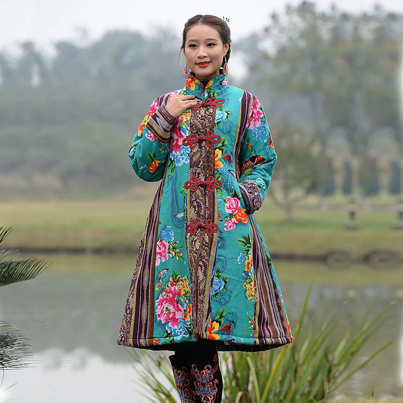 Special Offer Not 2016 Winter New Style Ethnic-Style Chinese Style Improved Stand Collar Frog Floral Joint Cotton Linen zhang mi
Special Offer Not 2016 Winter New Style Ethnic-Style Chinese Style Improved Stand Collar Frog Floral Joint Cotton Linen zhang mi