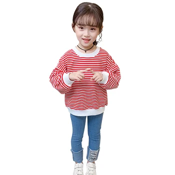 Children Clothes Striped Sweatshirt + Jeans Girl Clothes Patchwork Clothes For Girls Casual Style Children's Clothes
Children Clothes Striped Sweatshirt + Jeans Girl Clothes Patchwork Clothes For Girls Casual Style Children's Clothes