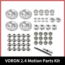 For VORON 2.4 Set GT2 LL-2GT RF Open Timing Belt 2GT 16T 80T 20T Tooth Pulley 188-2GT Shaft Bearing 625 F695 2RS Motion Parts
For VORON 2.4 Set GT2 LL-2GT RF Open Timing Belt 2GT 16T 80T 20T Tooth Pulley 188-2GT Shaft Bearing 625 F695 2RS Motion Parts
