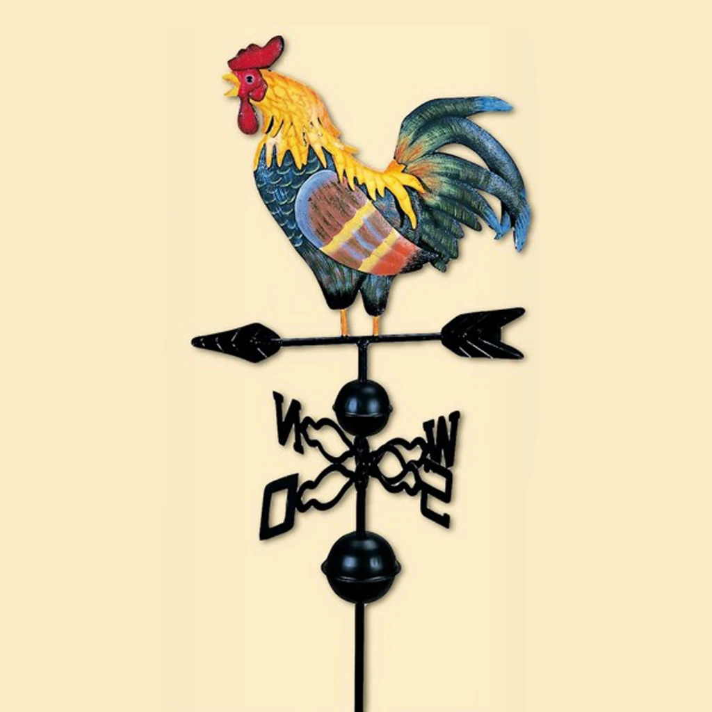 Metal Weather Vane Vintage Rooster - 47'' Cast Iron Rooster Garden Weathervane Wind Speed Spinner Direction Indicator Ornament
Metal Weather Vane Vintage Rooster - 47'' Cast Iron Rooster Garden Weathervane Wind Speed Spinner Direction Indicator Ornament