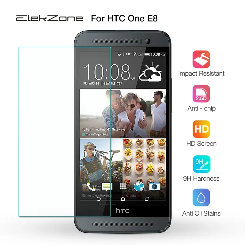 Высококачественное закаленное стекло для htc One E8 HD защита экрана Защитное