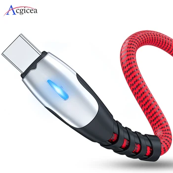 LED USB C Type C Cable for Samsung S20 Plus Xiaomi Redmi Note 7 10 Huawei P20 P30 Data USBC TypeC Charger 5A Super Fast Charging
LED USB C Type C Cable for Samsung S20 Plus Xiaomi Redmi Note 7 10 Huawei P20 P30 Data USBC TypeC Charger 5A Super Fast Charging