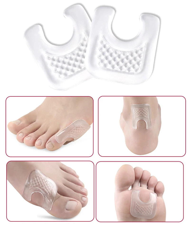 Foot Protector U-Shaped Gel Pads Callus Corn Sticker Toe Corrector Anti Rubbing Reusable Cushions Pad Shoes Insoles Sticker
Foot Protector U-Shaped Gel Pads Callus Corn Sticker Toe Corrector Anti Rubbing Reusable Cushions Pad Shoes Insoles Sticker