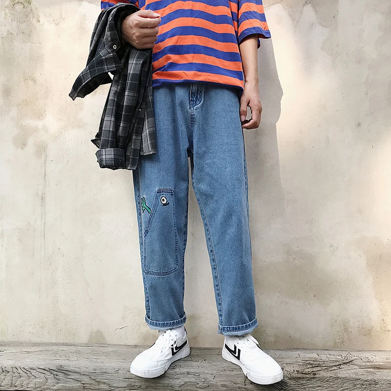 Lovely Cartoon Embroidered Jeans Autumn Lovers Student Directly Cuffless Trousers You Tide K21p55, Control 78
Lovely Cartoon Embroidered Jeans Autumn Lovers Student Directly Cuffless Trousers You Tide K21p55, Control 78