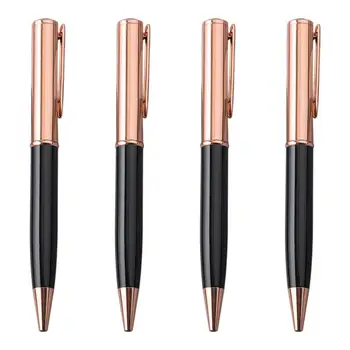10pcs/lot Rose Gold Featured Ballpoint Pen Advertising Business Gift Exhibition Sign Pens Black Blue ink Custom Logo
10pcs/lot Rose Gold Featured Ballpoint Pen Advertising Business Gift Exhibition Sign Pens Black Blue ink Custom Logo