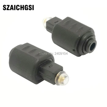 100pcs/lot Mini Optical Audio Adapter 3.5MM Female Jack To Digital Toslink Male Plug for Amplifier
100pcs/lot Mini Optical Audio Adapter 3.5MM Female Jack To Digital Toslink Male Plug for Amplifier