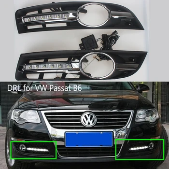 headlights 2Pcs LED DRL for VW Passat B6 2006 2007 2008 2009 2010 2011 DRL Daytime Running Lights Waterproof fog lamps cover
headlights 2Pcs LED DRL for VW Passat B6 2006 2007 2008 2009 2010 2011 DRL Daytime Running Lights Waterproof fog lamps cover