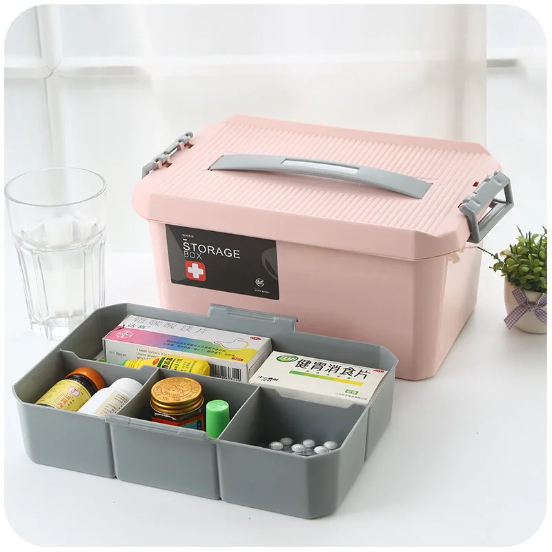 Lovely Double Layer Household Small Medicine Box Baby Child Medical Drugs Storage Box Medical Pharmaceutical Box Trumpet
Lovely Double Layer Household Small Medicine Box Baby Child Medical Drugs Storage Box Medical Pharmaceutical Box Trumpet