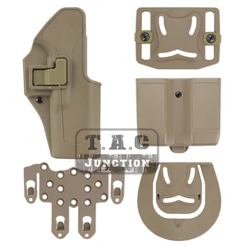 Tactical CQC Serpa Quick Right Paddle Belt Loop Pistol Holster w/ MOLLE Platform & Magazine Pouch For Glock 17 19 22 23 31 32
Tactical CQC Serpa Quick Right Paddle Belt Loop Pistol Holster w/ MOLLE Platform & Magazine Pouch For Glock 17 19 22 23 31 32