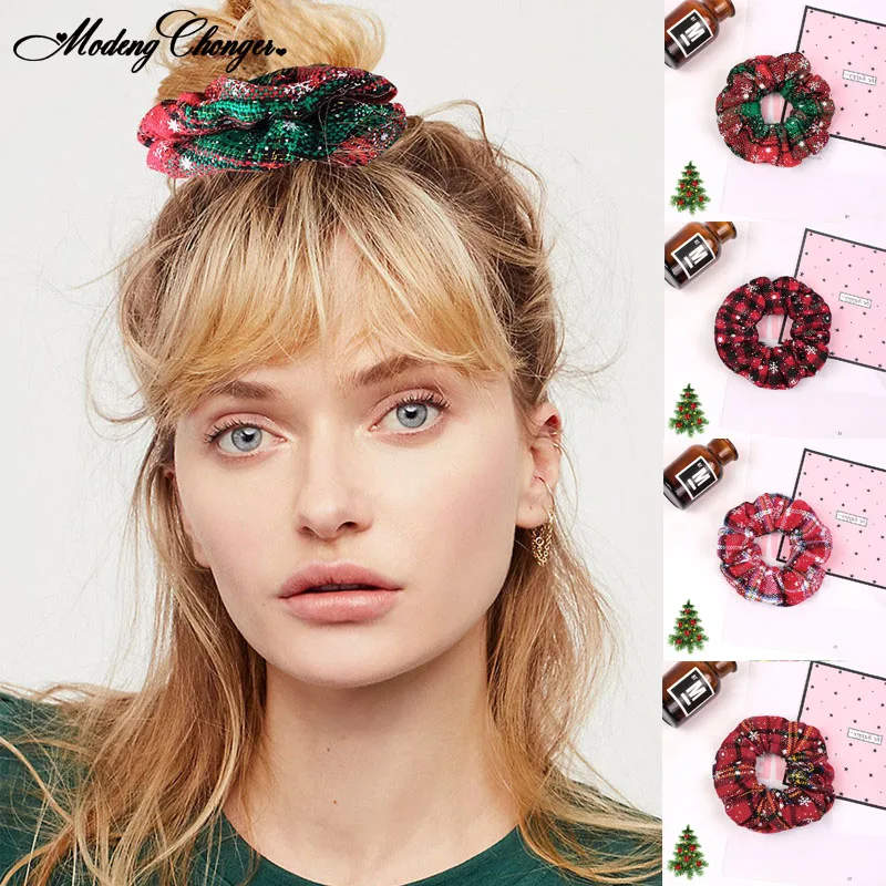 Fashion Halloween Big Intestine Circle Christmas Hair Circle Red Plaid Snowflake Scrunchie Elastic Rubber Bands Hair Accessories
Fashion Halloween Big Intestine Circle Christmas Hair Circle Red Plaid Snowflake Scrunchie Elastic Rubber Bands Hair Accessories