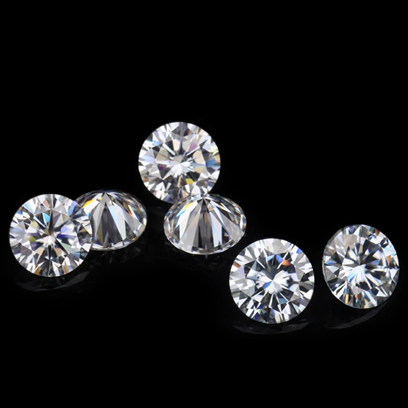 Loose Moissanite 1.0ct Carat 6.5mm IJ Color Round Brilliant Excellent Cut jewelry diamond ring material Grade Test Positive
Loose Moissanite 1.0ct Carat 6.5mm IJ Color Round Brilliant Excellent Cut jewelry diamond ring material Grade Test Positive