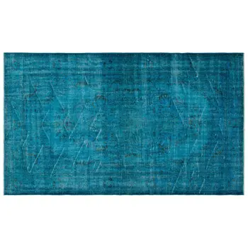 Handmade Turquoise Vintage Overdyed Turkish Area Rug 172x290 Cm-5'8''X9'6''
Handmade Turquoise Vintage Overdyed Turkish Area Rug 172x290 Cm-5'8''X9'6''