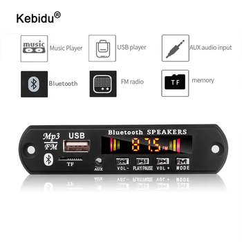 Bluetooth V5.0 USB 3.5mm AUX FM Radio Wireless Receiver MP3 Player 5V 12V Mp3 Decoder Board Module 1 Din Music Speaker Car Kit 
Bluetooth V5.0 USB 3.5mm AUX FM Radio Wireless Receiver MP3 Player 5V 12V Mp3 Decoder Board Module 1 Din Music Speaker Car Kit