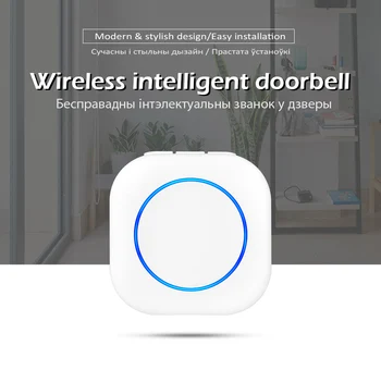 Minitiger Home Security Welcome Wireless Doorbell Smart Chime Doorbell Alarm LED light rings Songs with Waterproof Touch Button
Minitiger Home Security Welcome Wireless Doorbell Smart Chime Doorbell Alarm LED light rings Songs with Waterproof Touch Button