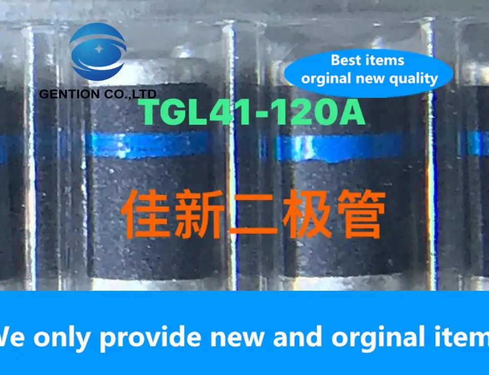 10PCS 100% New original TGL41-120A 120V glass passivation regulator diode DO-213AB silk screen blue ring
10PCS 100% New original TGL41-120A 120V glass passivation regulator diode DO-213AB silk screen blue ring