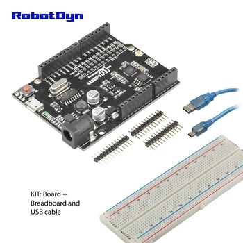 RobotDyn D1R2 analog, WiFi D1 R2 integration of ESP8266 + 32Mb flash, form-factor for Ard. Uno R3
RobotDyn D1R2 analog, WiFi D1 R2 integration of ESP8266 + 32Mb flash, form-factor for Ard. Uno R3