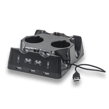 4 in 1 Joypad Controller Charging Dock Game Joystick DC 5V Handle Power Supply Base Stand for PS4 for PS Move controller
4 in 1 Joypad Controller Charging Dock Game Joystick DC 5V Handle Power Supply Base Stand for PS4 for PS Move controller