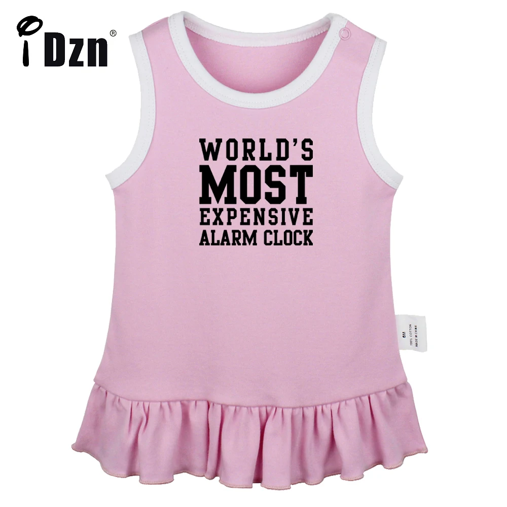 World's Most Expensive Alarm Clock Cute Baby Girls Sleeveless Dress Newborn Fun Art Printed Pleated Dress Infant Vest Dresses
World's Most Expensive Alarm Clock Cute Baby Girls Sleeveless Dress Newborn Fun Art Printed Pleated Dress Infant Vest Dresses