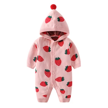 Toddler Baby Girl Infant Autumn And Spring Long Sleeve Knitted Jumpsuits Cute Causal Cotton Hooded Woolen Clothes New
Toddler Baby Girl Infant Autumn And Spring Long Sleeve Knitted Jumpsuits Cute Causal Cotton Hooded Woolen Clothes New