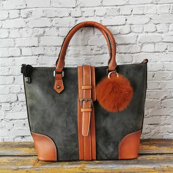 IMYOK New Women's Bag Genuine Leather Tote Bags Large Capacity with Ball Toy Soft Vintage Handbag Ladies Crossbody Bag 2019
IMYOK New Women's Bag Genuine Leather Tote Bags Large Capacity with Ball Toy Soft Vintage Handbag Ladies Crossbody Bag 2019