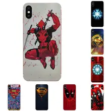 Siêu Ngộ Nghĩnh Anh Hùng Siêu Nhân Người Sắt DEADPOOL Cho Xiao Mi Đỏ Mi Mi 4 7A 9T K20 CC9 CC9e note 7 9 Y3 SE Pro Thủ Đi Chơi TPU Coque(China)