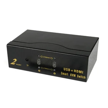 2-Port Hdmi Kvm Smart Switcher 2 in 1 Out Remote Control Switch Usb Hd Computer Splitter
2-Port Hdmi Kvm Smart Switcher 2 in 1 Out Remote Control Switch Usb Hd Computer Splitter