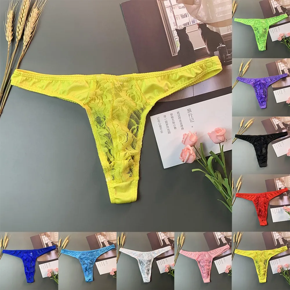 Hot Sale Men Sexy Sissy Pouch Mesh Sheer Lace Briefs Thong G-String See-Through Breathable Transparent Gay Underwear Lingerie
Hot Sale Men Sexy Sissy Pouch Mesh Sheer Lace Briefs Thong G-String See-Through Breathable Transparent Gay Underwear Lingerie