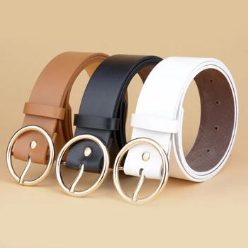 Adjustable Women Belt Square Round Belts Fashion Vintage Simple Students Waistband PU Casual Solid Color No-hole Cummerbunds
Adjustable Women Belt Square Round Belts Fashion Vintage Simple Students Waistband PU Casual Solid Color No-hole Cummerbunds