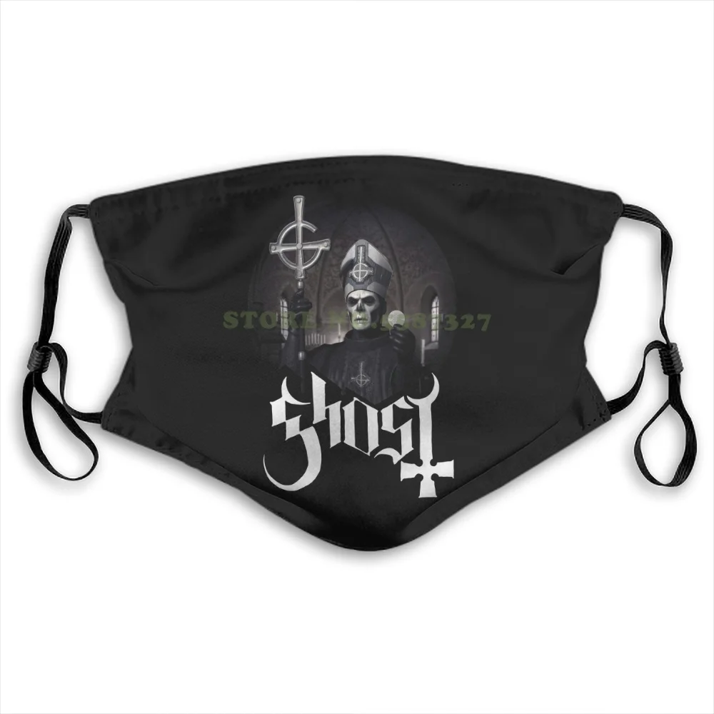 Маска для лица Ghost Bc Papa Emeritus Rock Band Tribute Size хип хоп защита от пыли с фильтром мужчин и