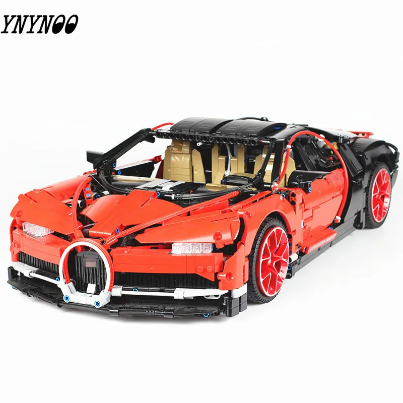 

20086 20001 Technic Race Car Building Blocks Bricks Compatible 42083 42056 Christmas Gift Bugattied car Chiron 20086C