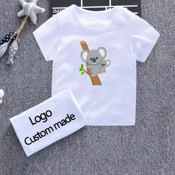 Children Cartoon Girl Koala Pattern Shirt Baby Girl Boy Short Sleeve Summer Round Neck Cotton T-shirt Children Casual Clothes
Children Cartoon Girl Koala Pattern Shirt Baby Girl Boy Short Sleeve Summer Round Neck Cotton T-shirt Children Casual Clothes