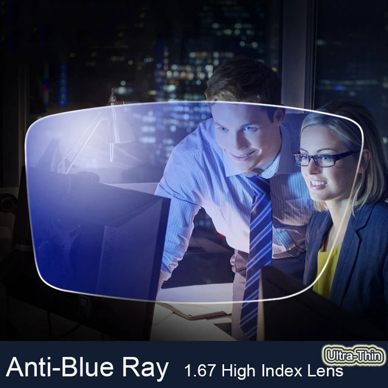 Anti-Blue Ray Lens 1.67 High Index Ultrathin Myopia Prescription Optical Lens Glasses Lens For Eyes Protection Reading Eyewear
Anti-Blue Ray Lens 1.67 High Index Ultrathin Myopia Prescription Optical Lens Glasses Lens For Eyes Protection Reading Eyewear