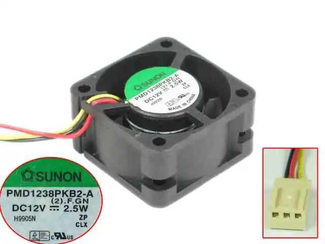SUNON PMD1238PKB2-A (2).F.GN Вентилятор охлаждения сервера DC 12 В 2,5 Вт 38x38x20 мм 3-проводной
SUNON PMD1238PKB2-A (2).F.GN Вентилятор охлаждения сервера DC 12 В 2,5 Вт 38x38x20 мм 3-проводной