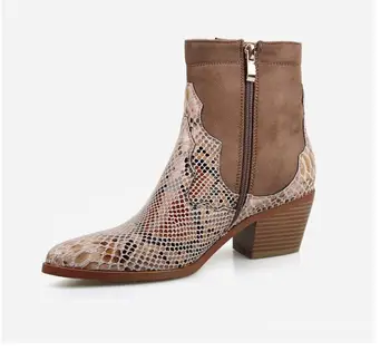 Low Heel Botte Femme Western Autumn Winter Ankle Boots Pointed Toe Cowboy Boots For Women Black Punk Runway Shoes Motorcycle
Low Heel Botte Femme Western Autumn Winter Ankle Boots Pointed Toe Cowboy Boots For Women Black Punk Runway Shoes Motorcycle