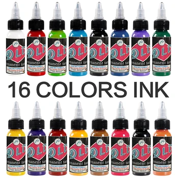 30ml 16 Colors Tattoo Ink Pigment Permanent Body Arts Paint Dynamic For Lining And Shading Professional Tattoo Products
30ml 16 Colors Tattoo Ink Pigment Permanent Body Arts Paint Dynamic For Lining And Shading Professional Tattoo Products