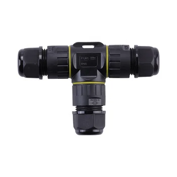 M20 3Pin 4Pin Splitter Waterproof connector Nylon Screw Power 400V Quick Installed IP68 T Type Connector for LED strip light
M20 3Pin 4Pin Splitter Waterproof connector Nylon Screw Power 400V Quick Installed IP68 T Type Connector for LED strip light