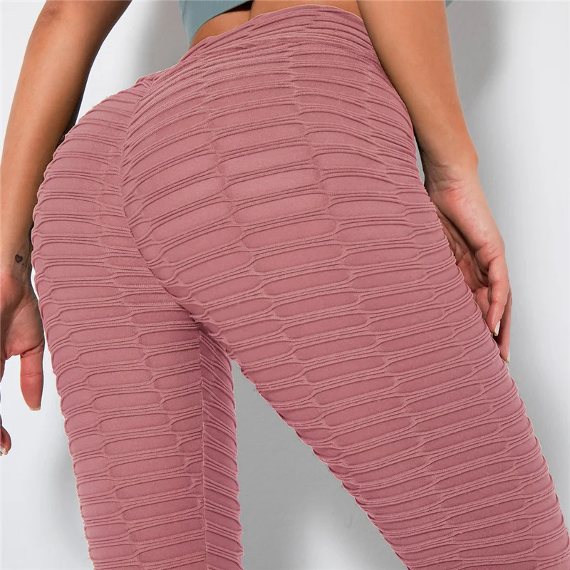 

Tummy Control Sexy Leggings Women Workout Tights High Waist Butt Lifting Leggins Stretchy Yoga Pants Slimming Ruched Gym