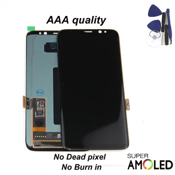 AAA ORIGINAL SUPER AMOLED For Samsung S8 LCD for SAMSUNG Galaxy S8 G950 G950F Display lcd Touch Screen Digitizer
AAA ORIGINAL SUPER AMOLED For Samsung S8 LCD for SAMSUNG Galaxy S8 G950 G950F Display lcd Touch Screen Digitizer