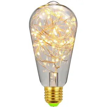 st64 Led Bulbs Copper Wire Light Decorative Twinkle Star Edison Bulb 
st64 Led Bulbs Copper Wire Light Decorative Twinkle Star Edison Bulb