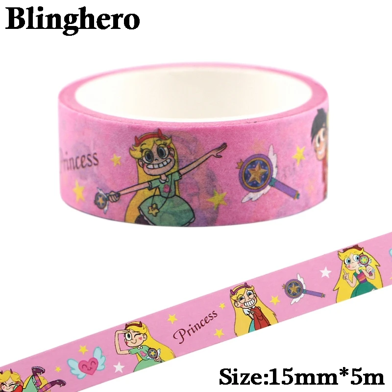 CA603 Stars Vs. The Forces of Evil Cartoon Masking Tape Cute Washi Tape Fashion Adhesive Tape Decorative Ribbon for Girl
CA603 Stars Vs. The Forces of Evil Cartoon Masking Tape Cute Washi Tape Fashion Adhesive Tape Decorative Ribbon for Girl