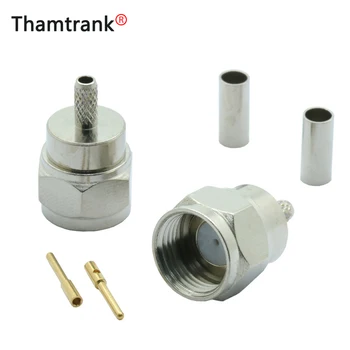 10pcs/lot F Male Plug Soldering Wire Connector F Type Male Plug for RG316 RG178 Cable CCTV TV Antenna Video
10pcs/lot F Male Plug Soldering Wire Connector F Type Male Plug for RG316 RG178 Cable CCTV TV Antenna Video