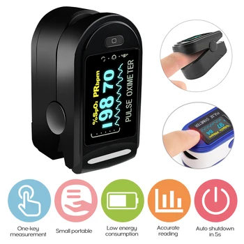 Portable Fingertip Pulse Oximeter with Easy-to-read Color Display Support Automatic for Household Use
Portable Fingertip Pulse Oximeter with Easy-to-read Color Display Support Automatic for Household Use